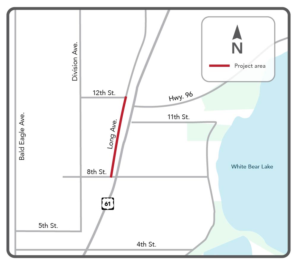 Long Avenue project area map