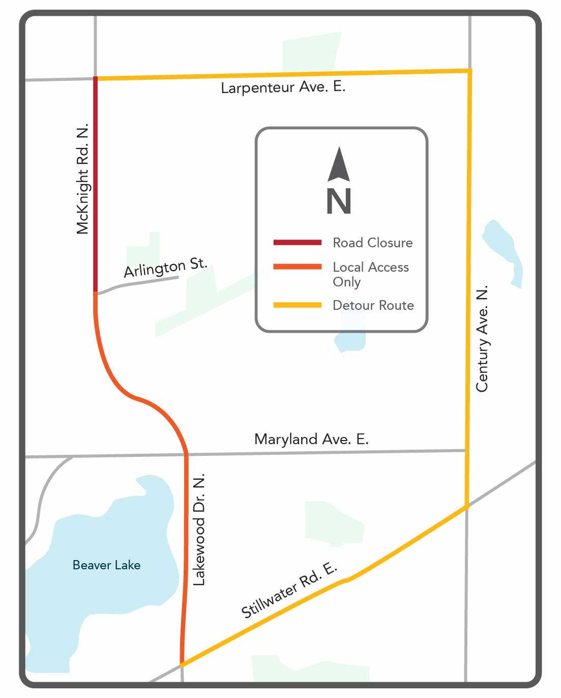 McKnight project area map